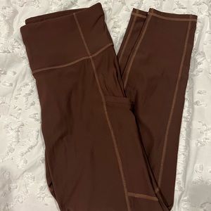 Fabletics Leggings - Brown- Large